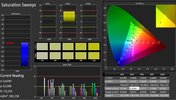 CalMAN - Color saturation