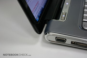 Similar to current Apple products, HP uses a foldaway hinge...