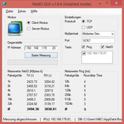 NetIO (WLAN 2.4 GHz, 10 m to Router)