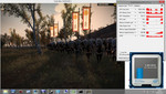 Battery mode: Shogun 2 in window mode at 1024 x 768 and highest detail setting.