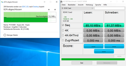 SD-card reader with middling performance (Toshiba Exceria Pro SDXC 64 GB UHS-II)