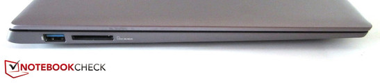 left side: USB 3.0, 3-in-1-Cardreader