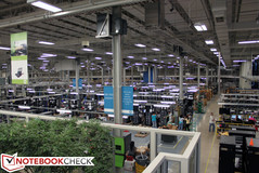 The production: Server production line in the Houston HP complex