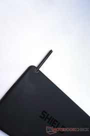 The DirectStylus 2 pen can be inserted directly into the device.