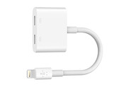 Thanks to the missing audio jack on the iPhone 7 Belkin can sell you an adapter.