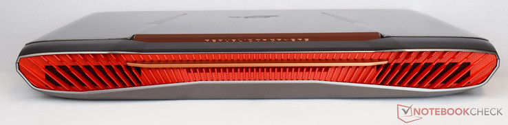 Rear: ventilation grilles