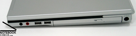 Sony Vaio FZ21E Interfaces