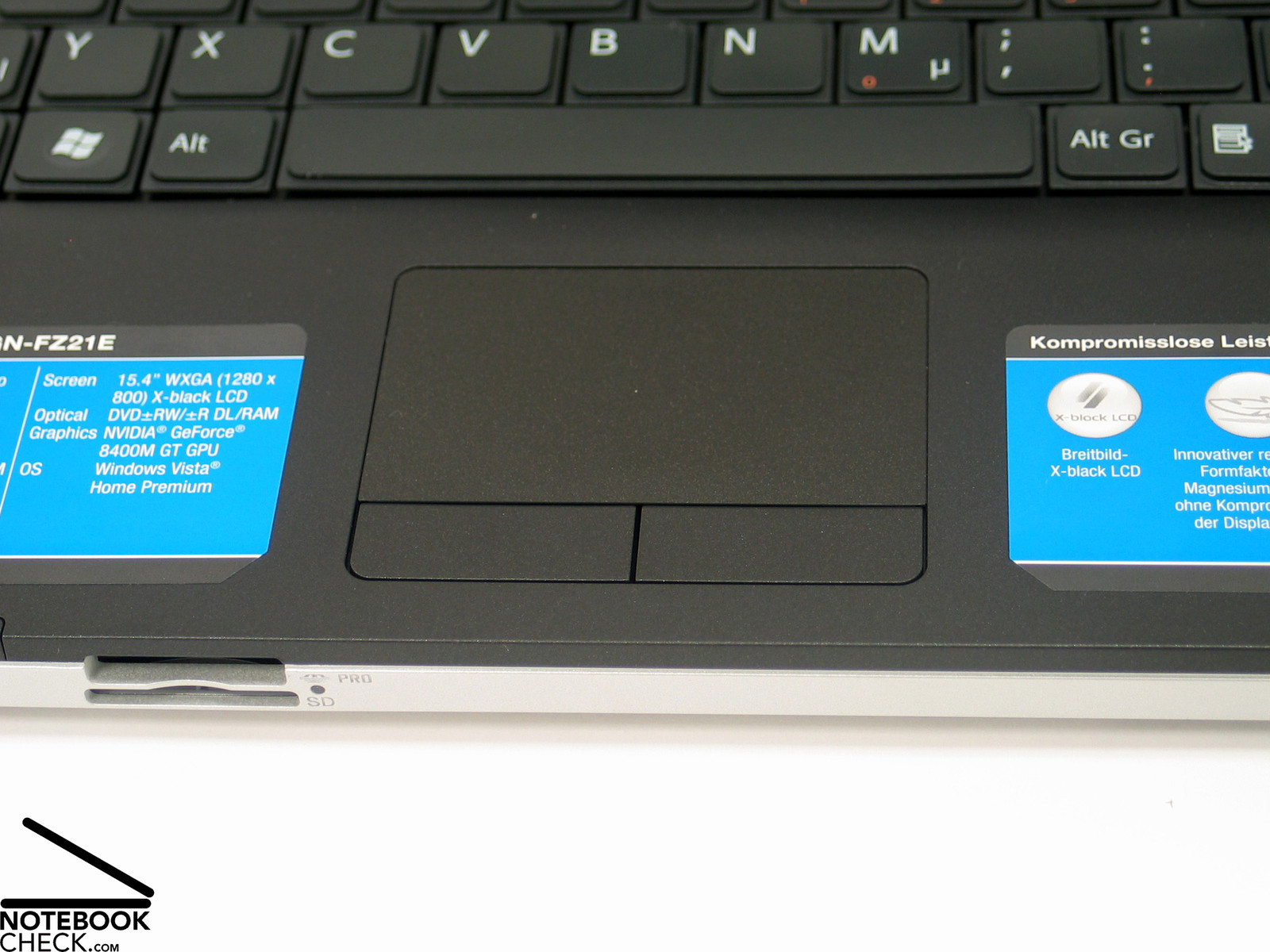 Review Sony Vaio VGN FZ21E Notebook NotebookCheck Reviews
