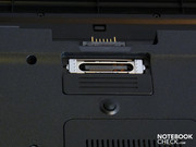 The port for hooking the laptop up to a docking station is also underneath.