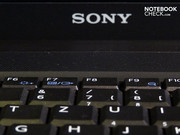 Sony has chosen a conventional keyboard this time rather than a chiclet type.