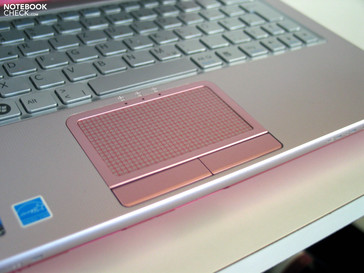 Touchpad with a pleasant surface