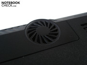 A subwoofer is found on the case bottom.