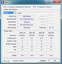 Systeminfo CPUZ RAM SPD