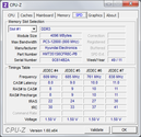 Systeminfo CPUZ RAM SPD