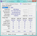 System info CPUZ RAM SPD