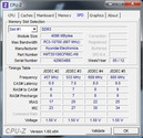 System information: CPUZ RAM SPD