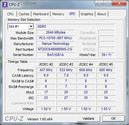 Systeminfo CPUZ RAM SPD