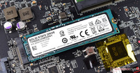 The SSD from Toshiba uses ...