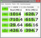 System information CrystalDiskMark (SSD)