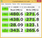 System info CrystalDiskMark (SSD)