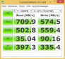 System info CrystalDiskMark (SSD)