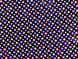 Subpixel photo under microscope