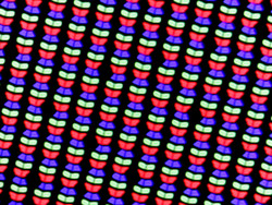 Subpixel shot with the microscope