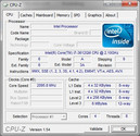 Systeminfo CPUZ CPU