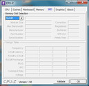 System info CPUZ RAM SPD