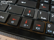 The arrow keys are well sized.