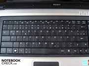 The keyboard leaves much to be desired