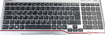 Backlit keyboard.