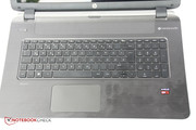We like the very large keys of the keyboard, only the hard stroke is a bit annoying.