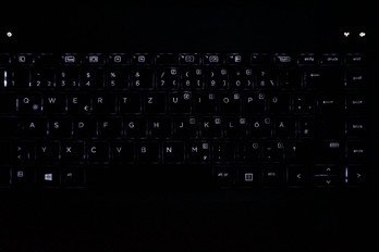 Illuminated keyboard