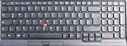Keyboard of the ThinkPad L560