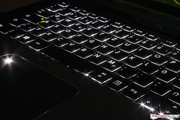 The keyboard has backlight.