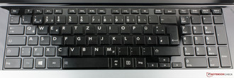 Keyboard of the Toshiba S70-A-10F