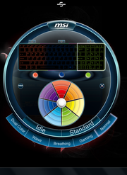 This utility allows adjusting the keyboard backlight.
