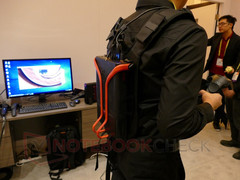 AMD teases Avalon mini PC VR backpack powered by two Li-ion battery packs