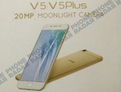 The Vivo V5 and V5 Plus are new low-cost selfie phones with a 20 megapixel front camera.