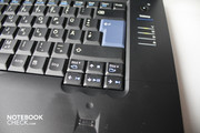 The arrow keys are also multimedia keys.