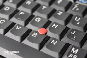 The trackpoint is, of course, also built-in, which can be used alternately for the touchpad.