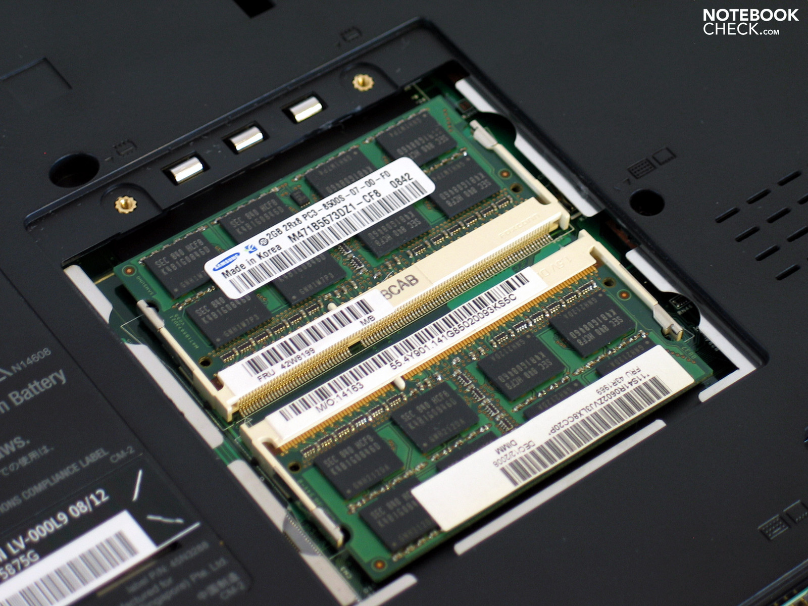 thumbnail image 2 of 8GB (2x4GB) DDR3-1066 SODIMM Memory Kit For Lenovo ThinkPad W500 W700 W700ds 2 of 5