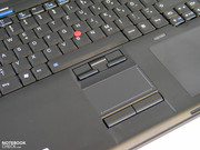 The usual first-class qualities were offered from the combination of touchpad and trackpoint.