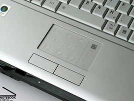 Toshiba Satego X200 touchpad