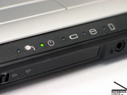The peripheral connectivity includes only the most important ports, e.g., USB and VGA.