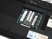 Main memory replacement is made easy by a maintenance cover.