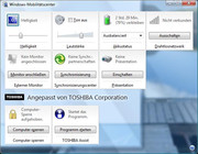 ... the Toshiba presentation button, which launches the Toshiba customised Windows Media Center.