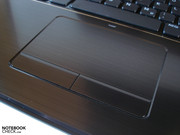 The touchpad is pleasantly smooth and agreeably large.