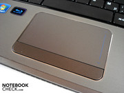The comfortable and well-proportioned touchpad is one of the notebook's strong points.